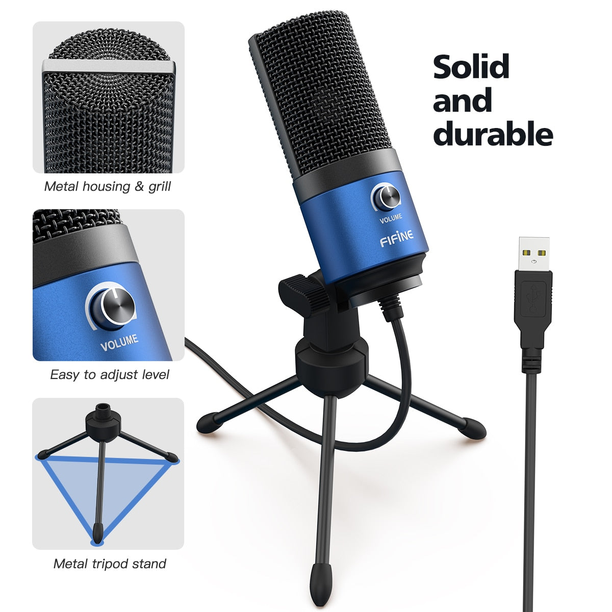 USB Condenser Recording Microphone