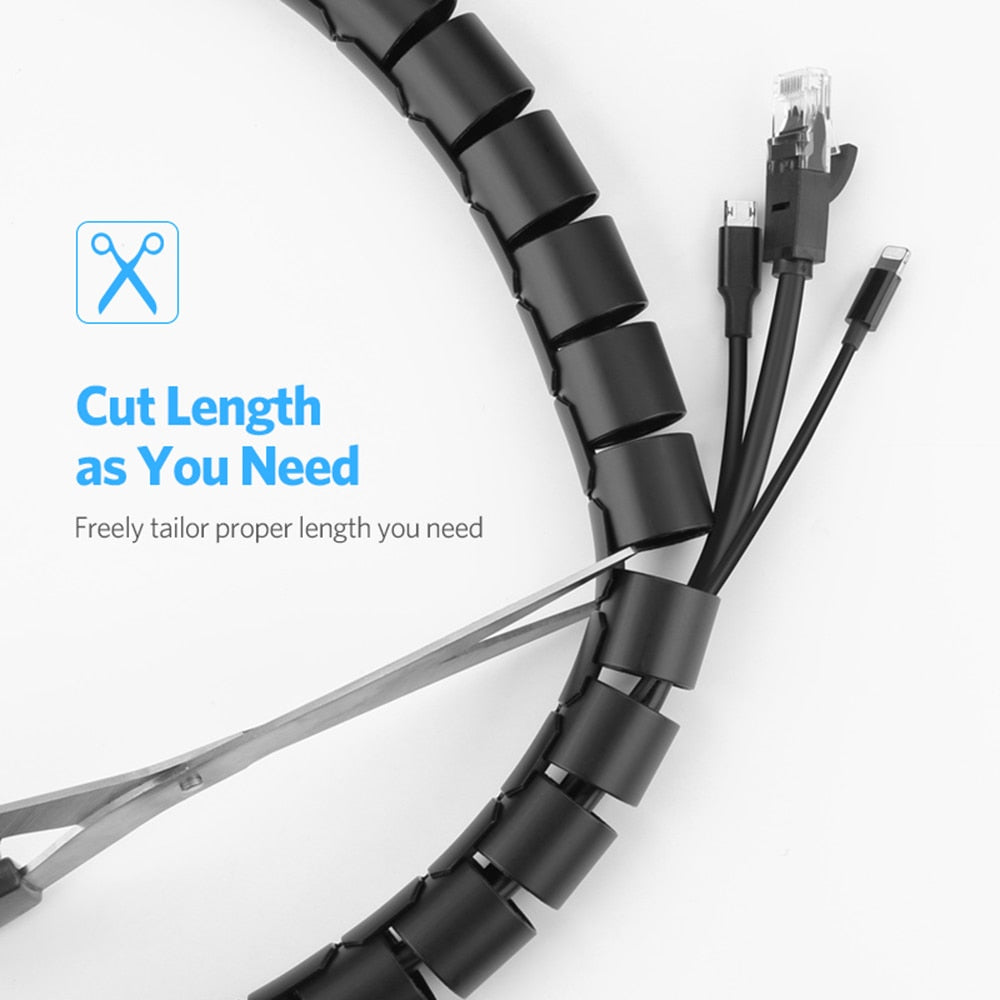 Flexible Spiral Cable Organizer