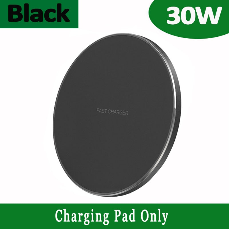 30W Wireless Fast Charging Pad