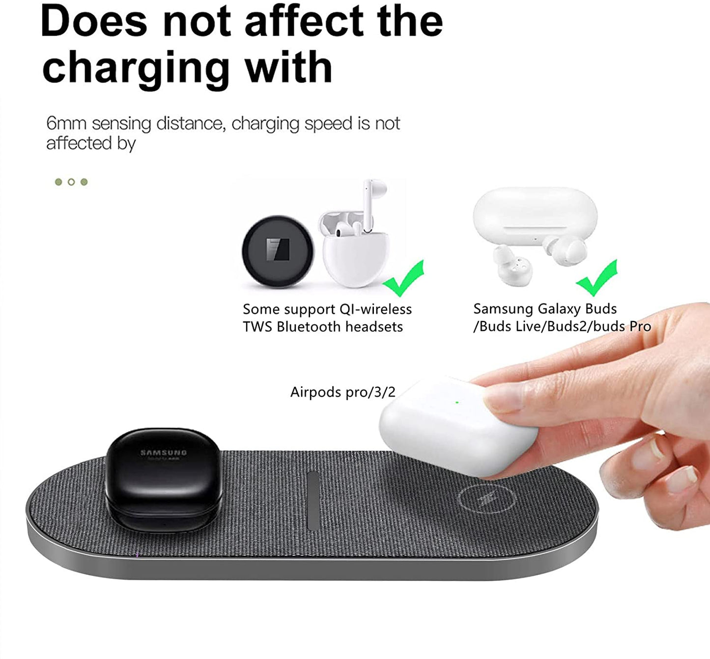 40W Dual Wireless Charging Pad