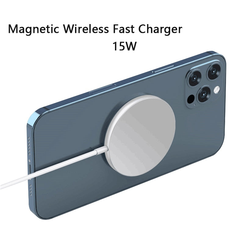 15W Magnetic Wireless Mini Portable Charger Pad