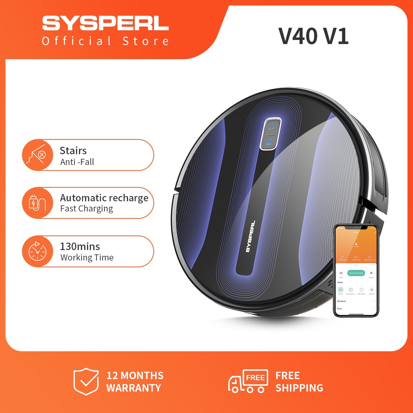 Wireless Robot Vacuum Cleaner