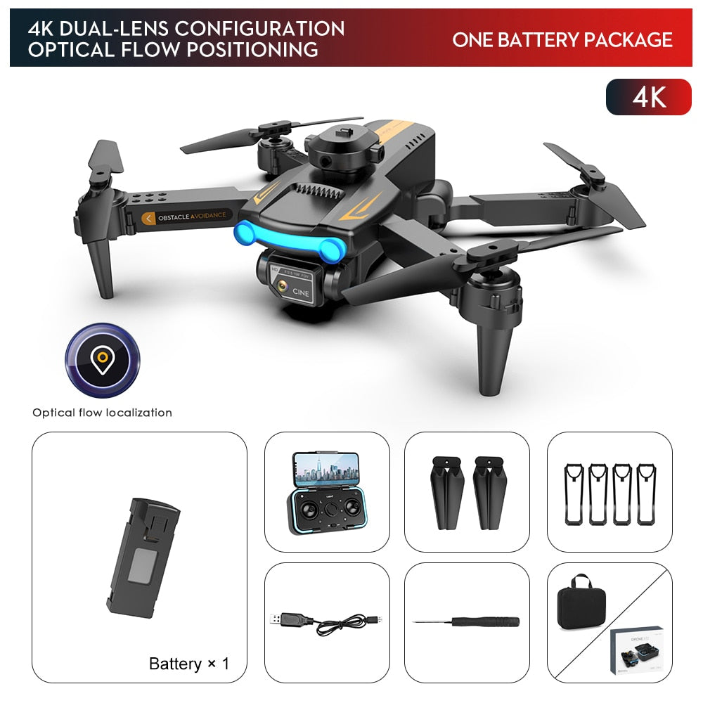 Mini 4K Dual Camera Four Side Obstacle Avoidance Drone