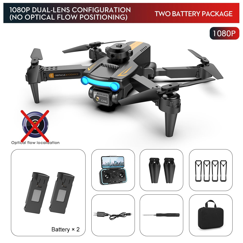 Mini 4K Dual Camera Four Side Obstacle Avoidance Drone