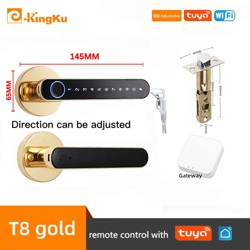 Biometric Smart Lock Door Handle