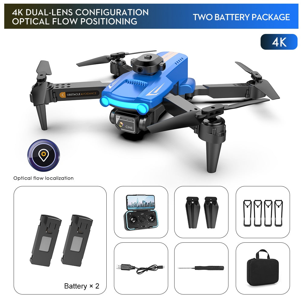 Mini 4K Dual Camera Four Side Obstacle Avoidance Drone