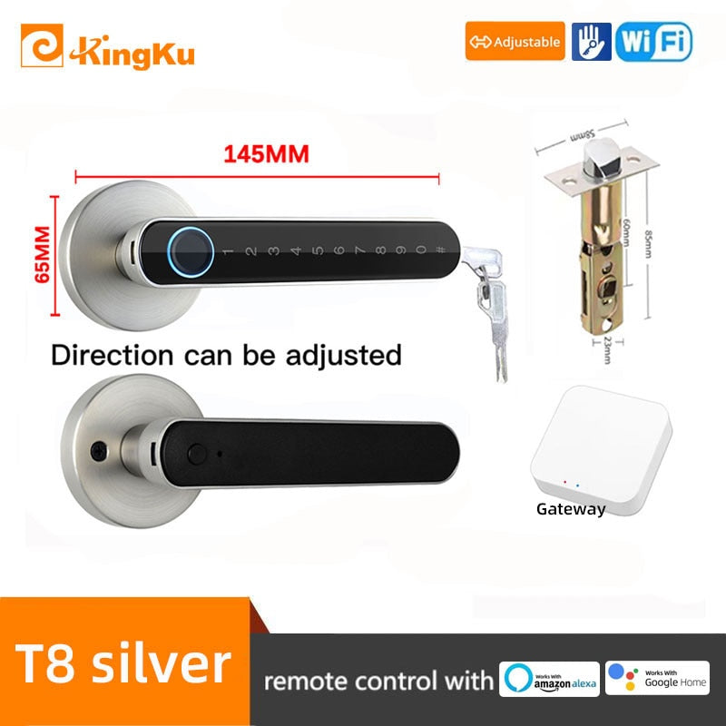 Biometric Smart Lock Door Handle