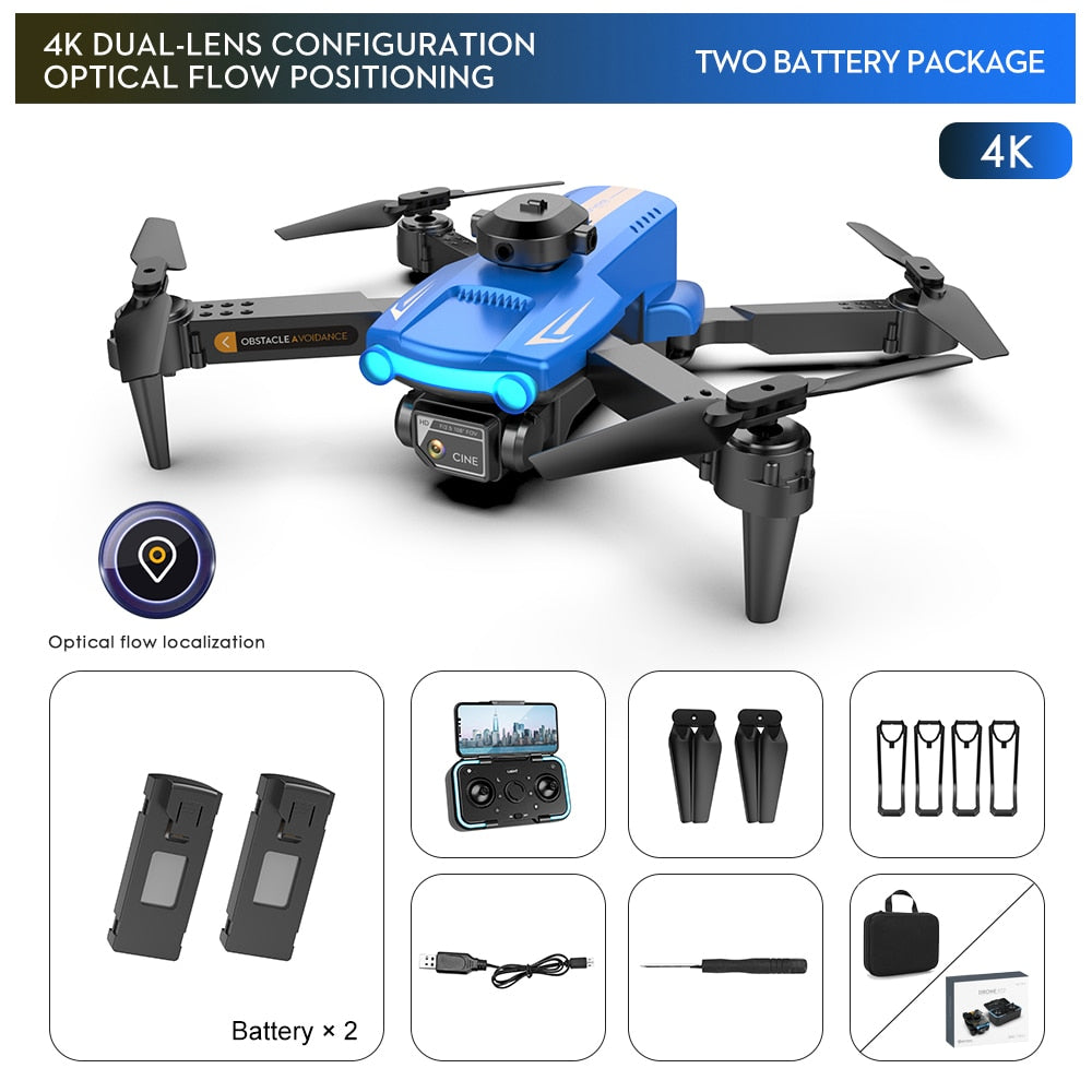 Mini 4K Dual Camera Four Side Obstacle Avoidance Drone