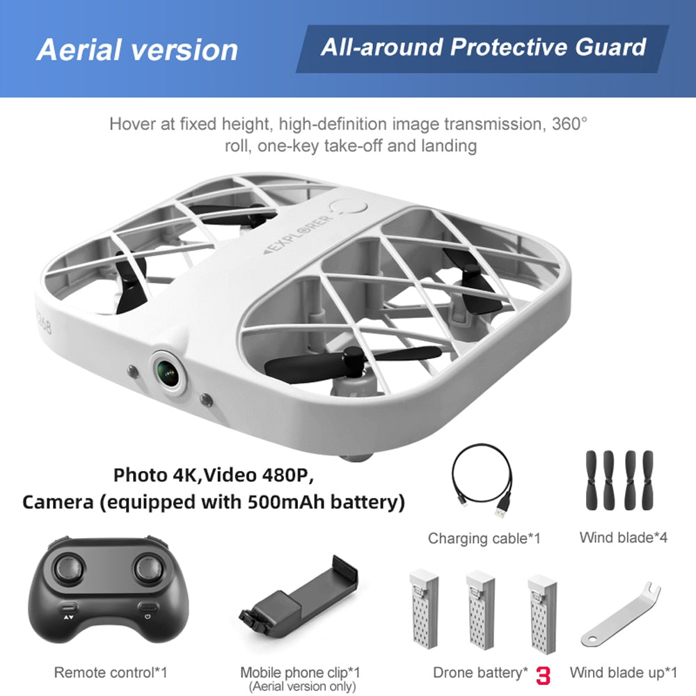 4K HD Mini Pocket UFO