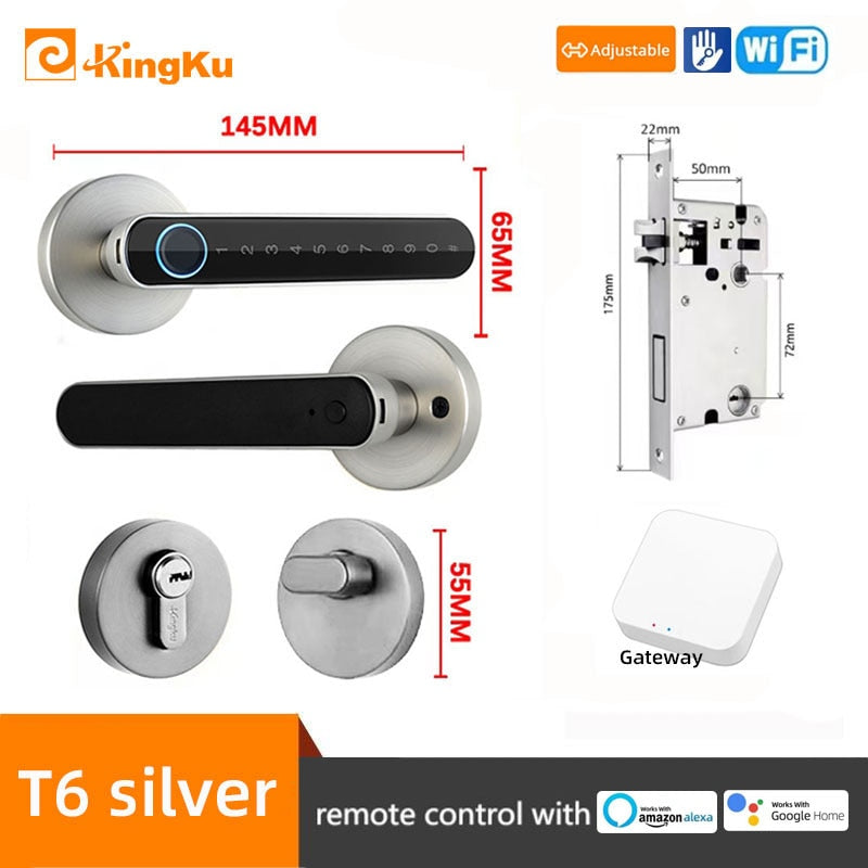 Biometric Smart Lock Door Handle