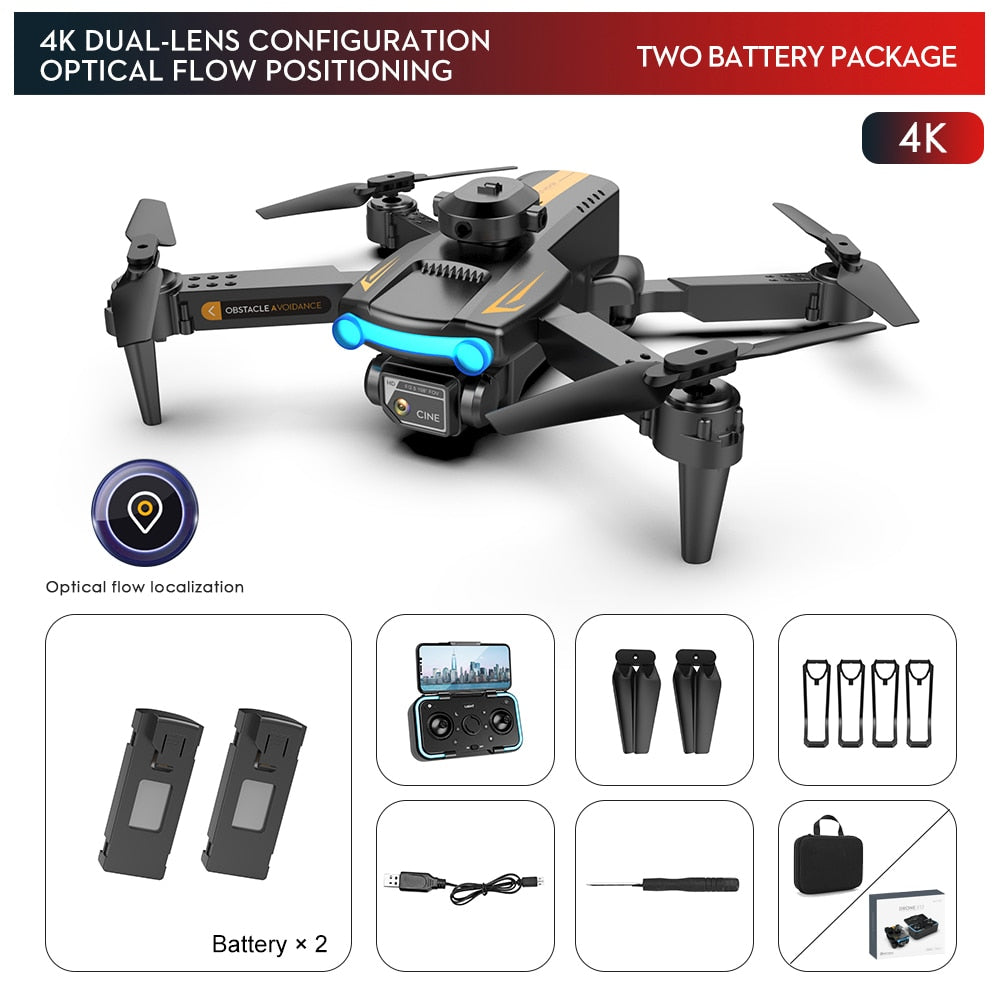 Mini 4K Dual Camera Four Side Obstacle Avoidance Drone