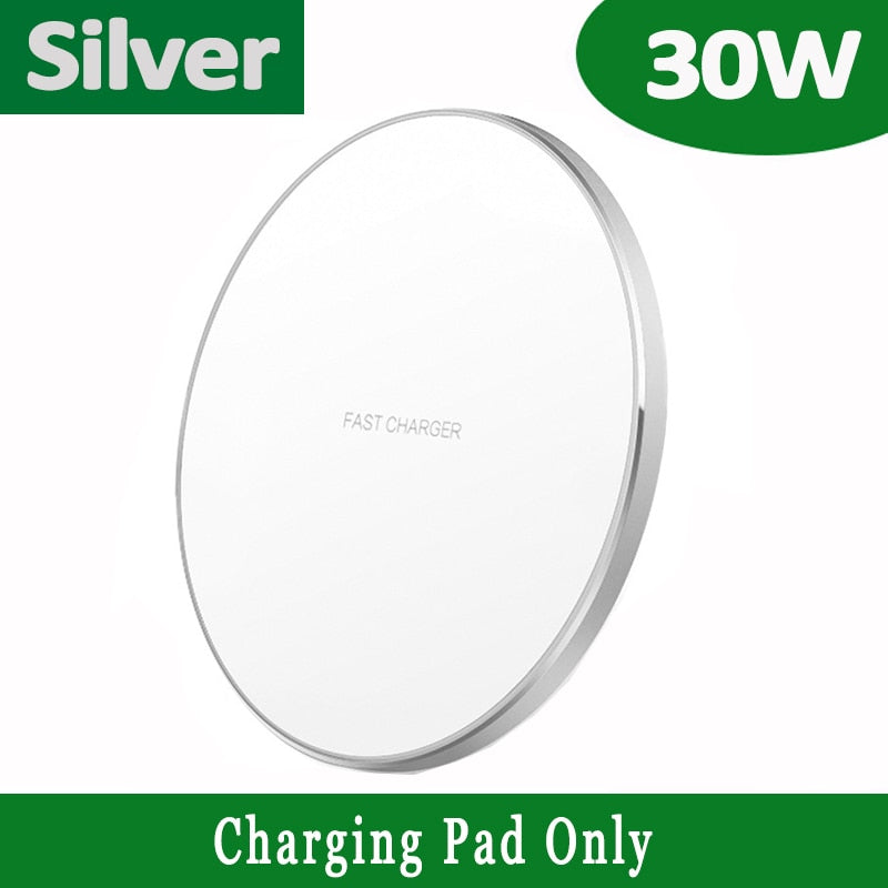 30W Wireless Fast Charging Pad