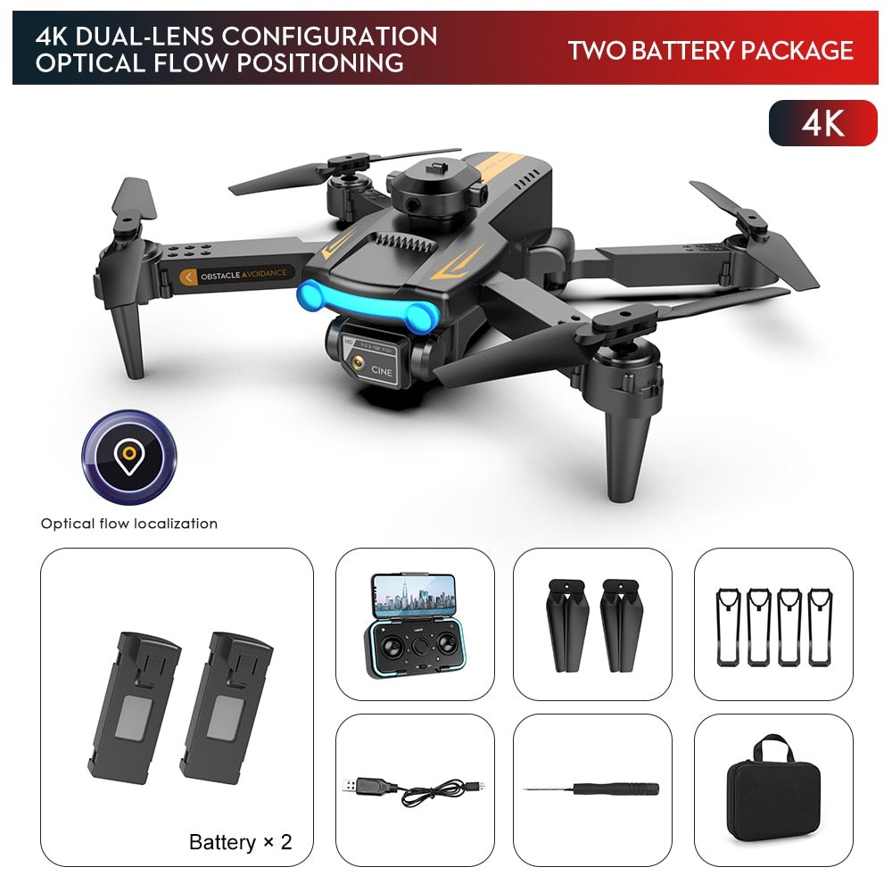 Mini 4K Dual Camera Four Side Obstacle Avoidance Drone