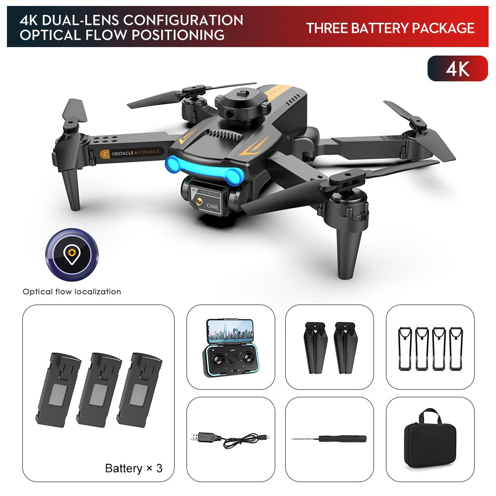 Mini 4K Dual Camera Four Side Obstacle Avoidance Drone