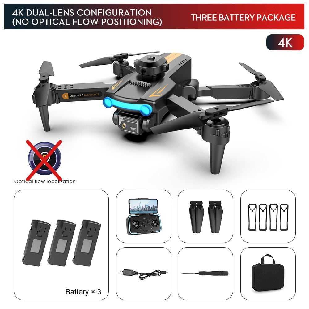 Mini 4K Dual Camera Four Side Obstacle Avoidance Drone