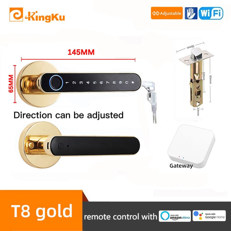 Biometric Smart Lock Door Handle