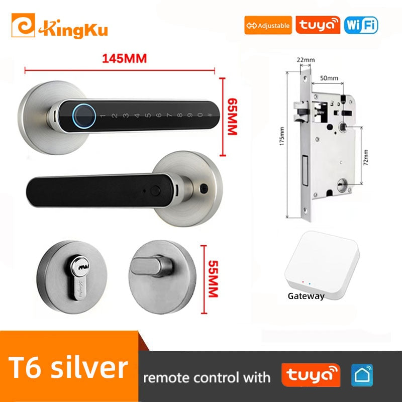 Biometric Smart Lock Door Handle