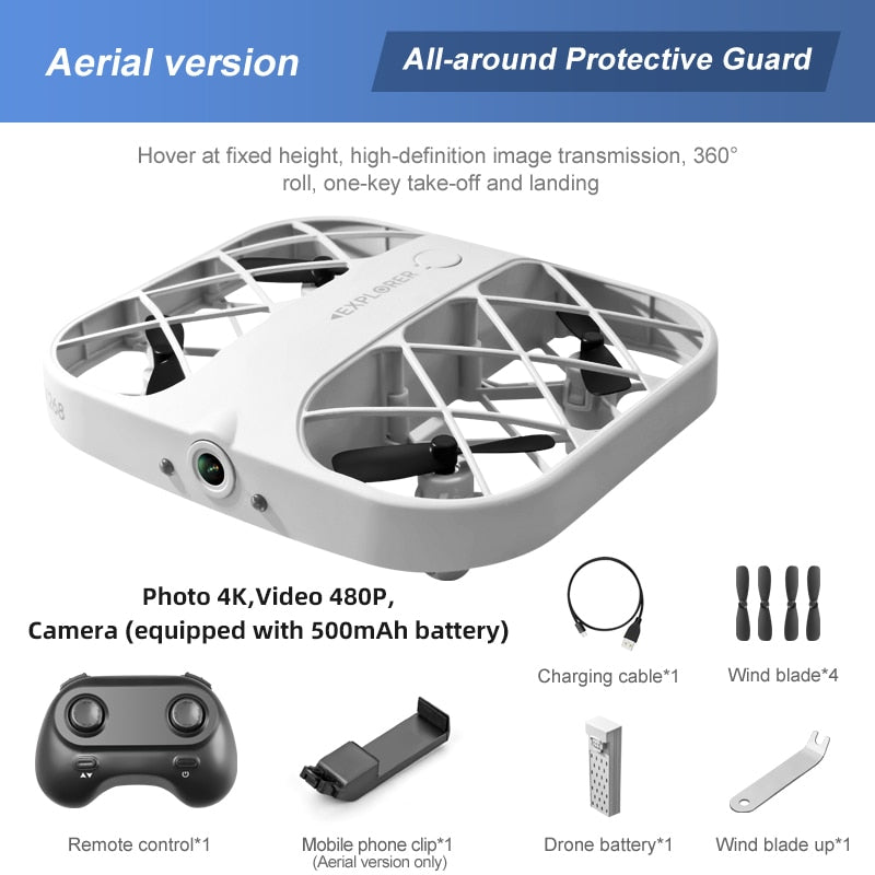 4K HD Mini Pocket UFO