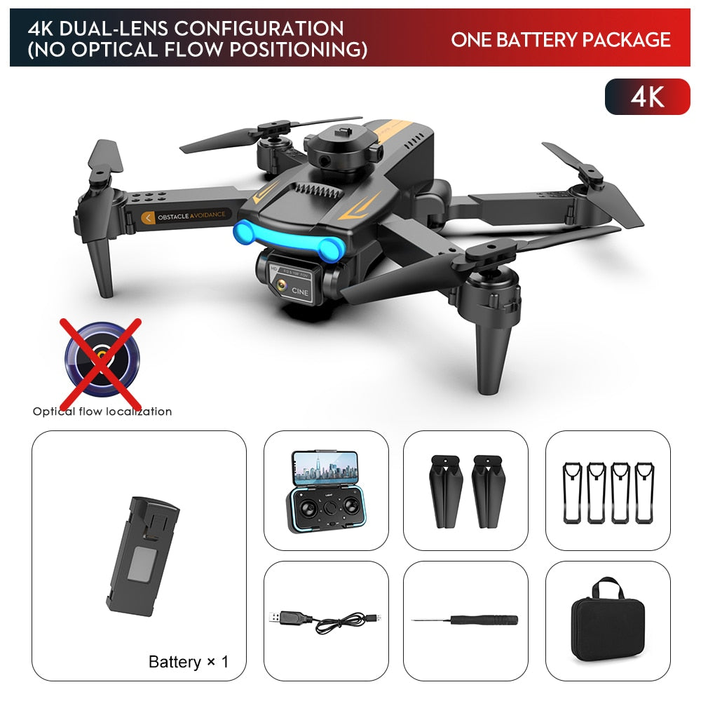 Mini 4K Dual Camera Four Side Obstacle Avoidance Drone